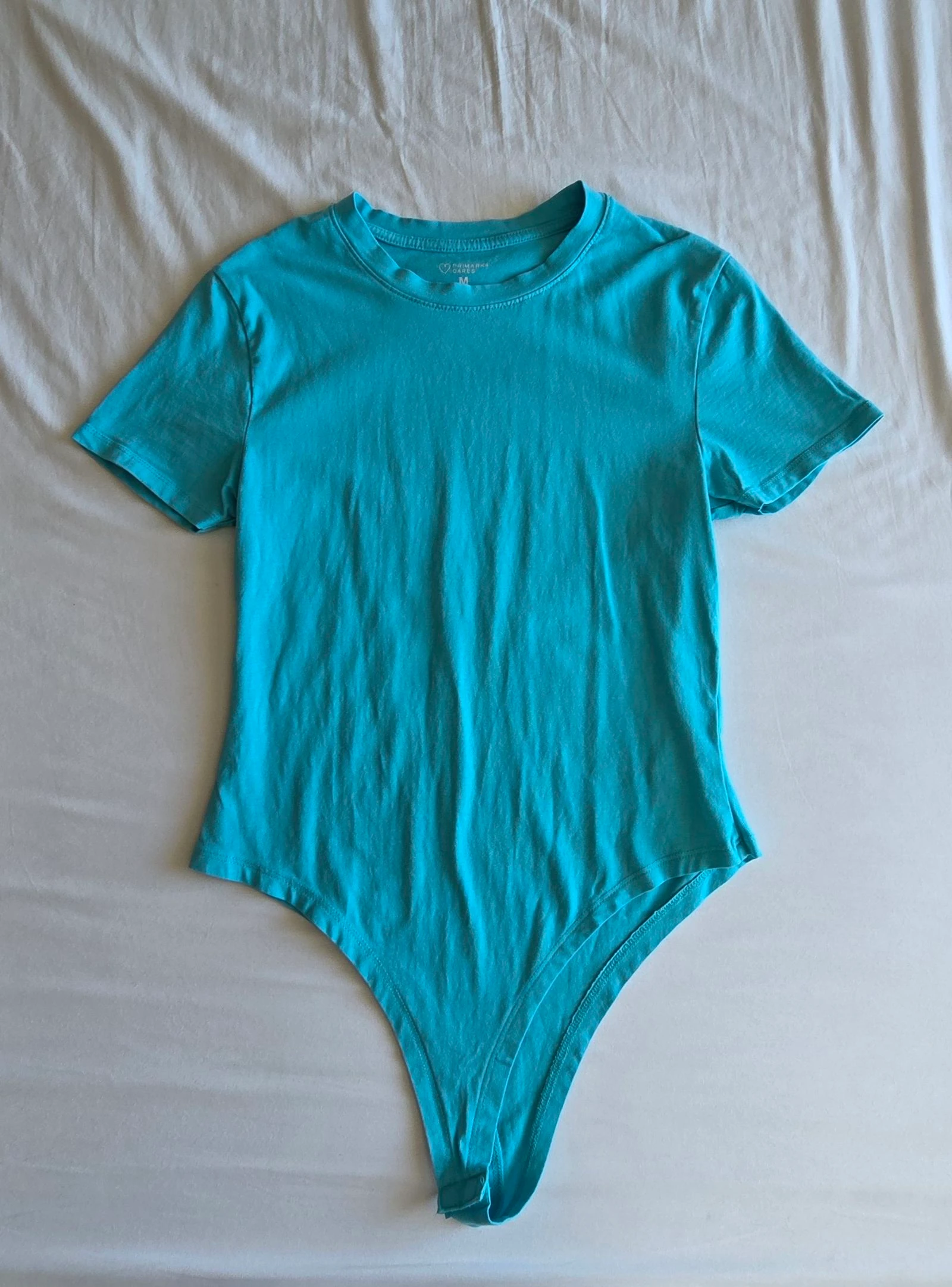 Camiseta corta turquesa M 40 42 Primark de manga corta y elástica – photo 2